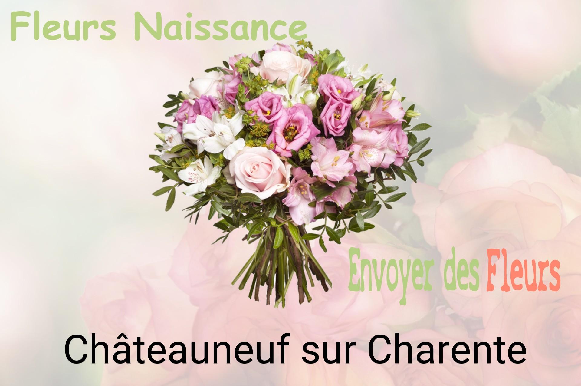 Bouquet de fleurs de naissance livré à Châteauneuf-sur-Charente