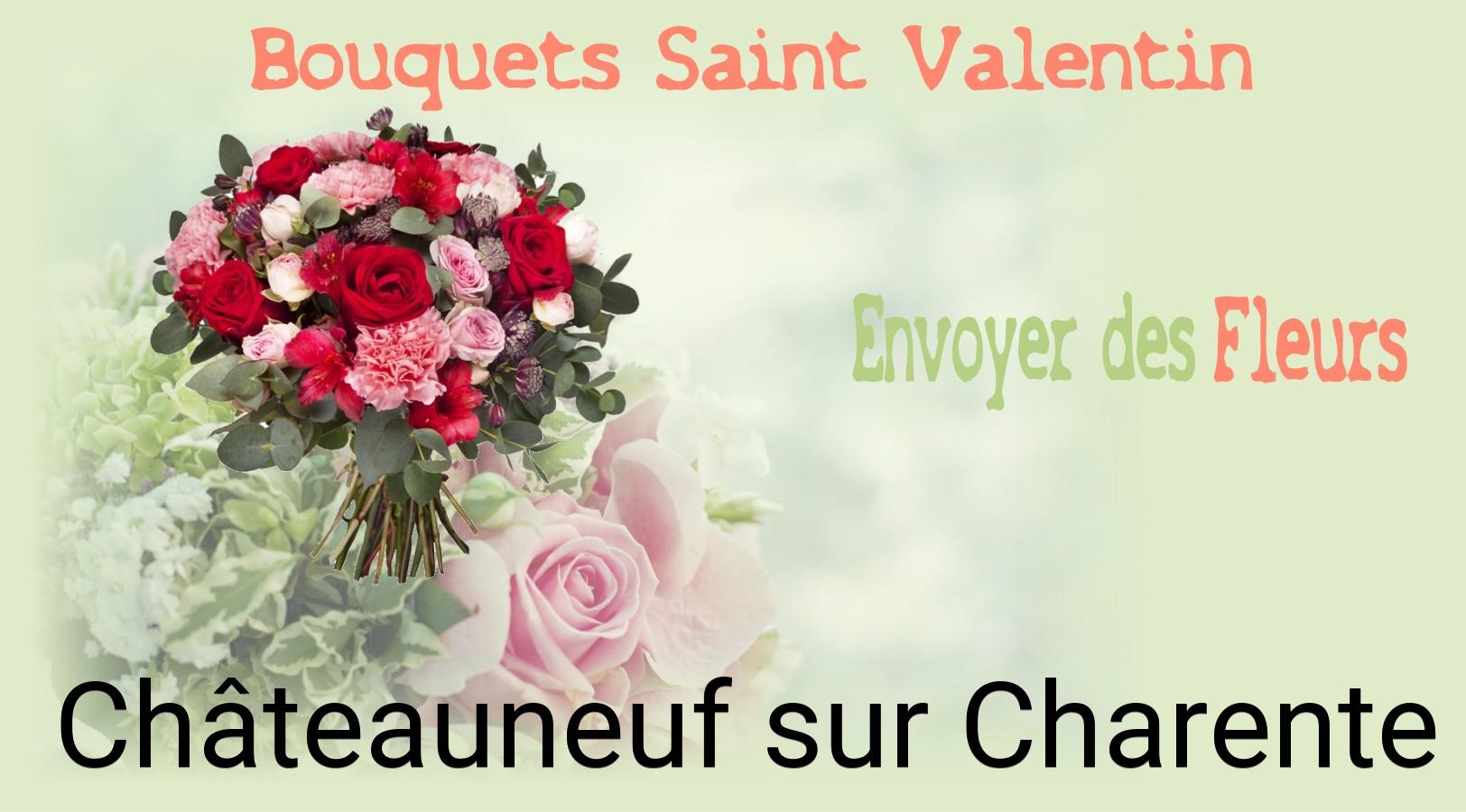 Roses de Saint-Valentin livrées à Châteauneuf-sur-Charente